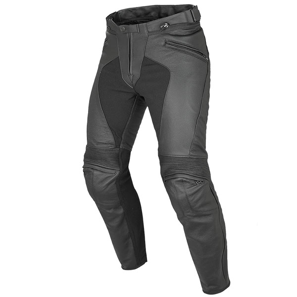 Image of Dainese Pony C2 Summer Leather Jeans - Black