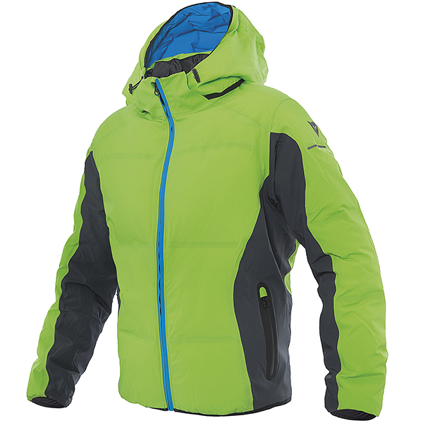 Image of Dainese Plaza D-Dry Textile Jacket - Jasmine Green / Ebony