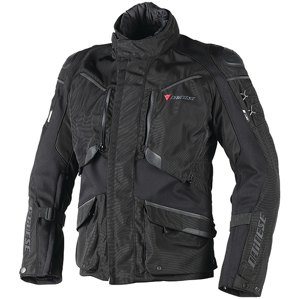 Image of Dainese Ridder D1 Gore-Tex Textile Jacket - Black / Ebony