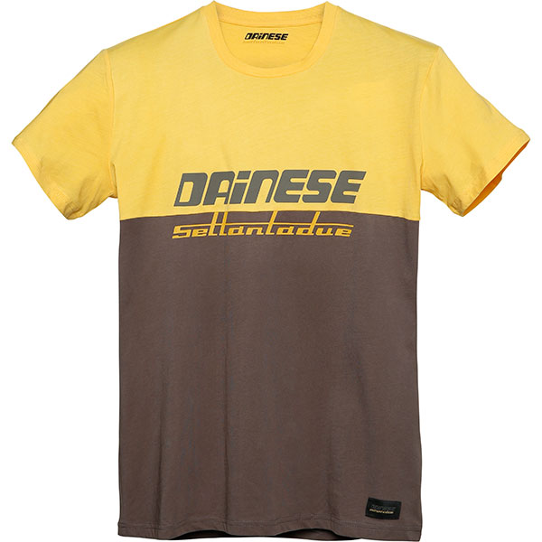 Image of Dainese Dunes T-Shirt - Morel / Old Gold