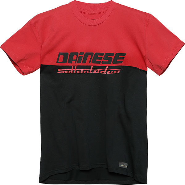 Image of Dainese Dunes T-Shirt - Pompeian Red / Tap Shoe