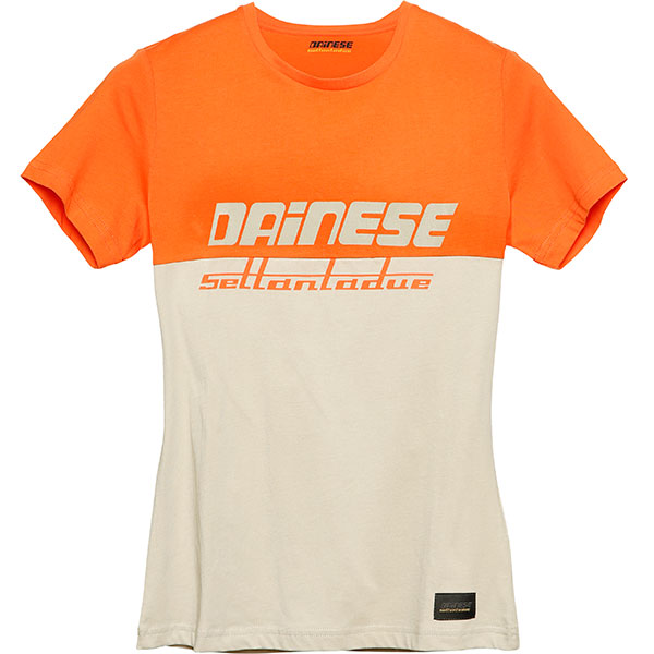 Image of Dainese Ladies Dunes T-Shirt - Koi / Feather Grey