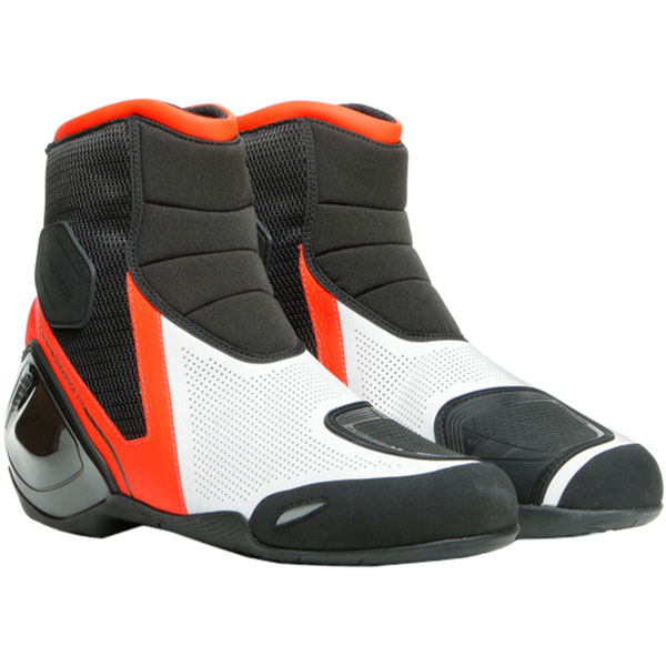 Image of Dainese Dinamica Air Shoes - Black / Fluo Red / White