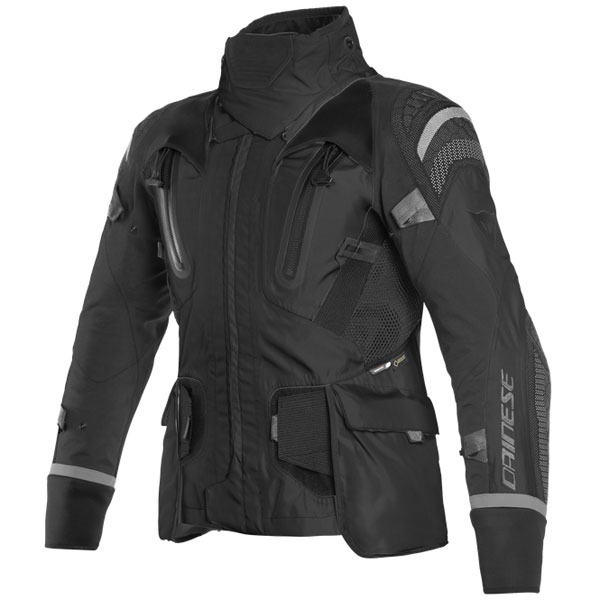 Image of Dainese Antartica Gore-Tex Textile Jacket - Black / Ebony