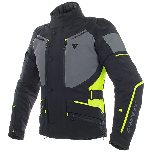 Image of Dainese Carve Master 2 Gore-Tex Textile Jacket - Black / Ebony / Fluo Yellow