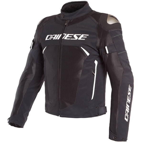 Image of Dainese Dinamica Air D-Dry Textile Jacket - Black / Black / White