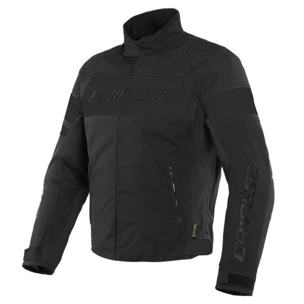 Image of Dainese Saetta D-Dry Textile Jacket - Black / Black