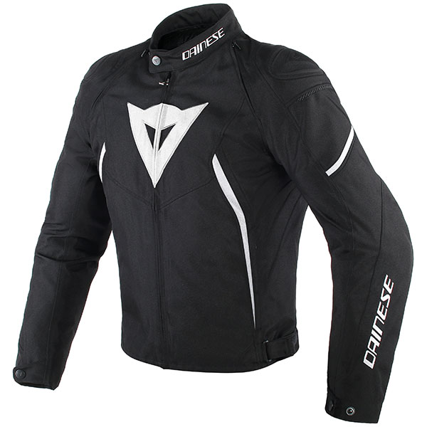 Image of Dainese Avro D2 Textile Jacket - Black / Black / White