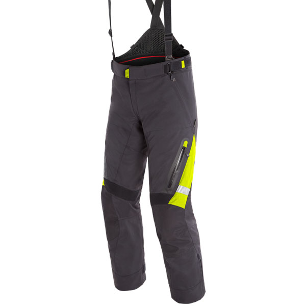 Image of Dainese Gran-Turismo Gore-Tex Textile Jeans - Black / Fluo Yellow