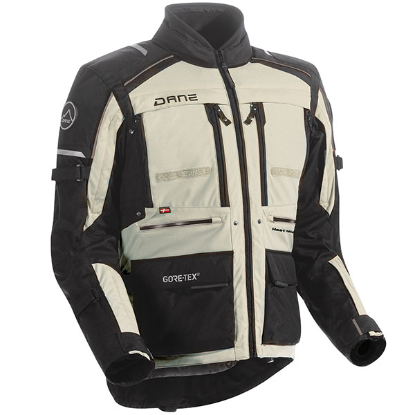 Image of Dane Limfjord 2 Gore-Tex Textile Jacket - Black / Sand