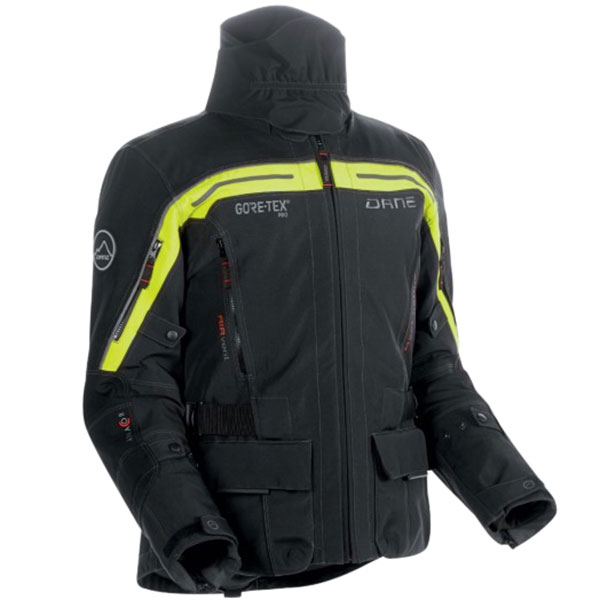 Image of Dane Nimbus Gore-Tex Pro Textile Jacket - Black / Yellow