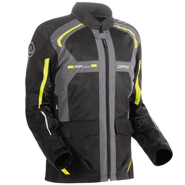 Image of Dane Soro Mesh Textile Jacket - Black / Yellow