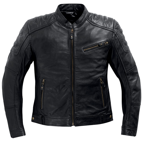 Image of Difi Bonneville Leather Jacket - Black