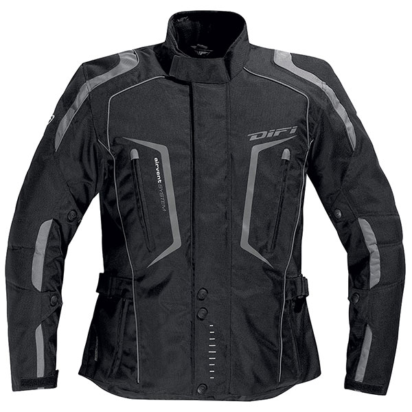 Image of Difi Hercules Aerotex Textile Jacket - Black / Grey