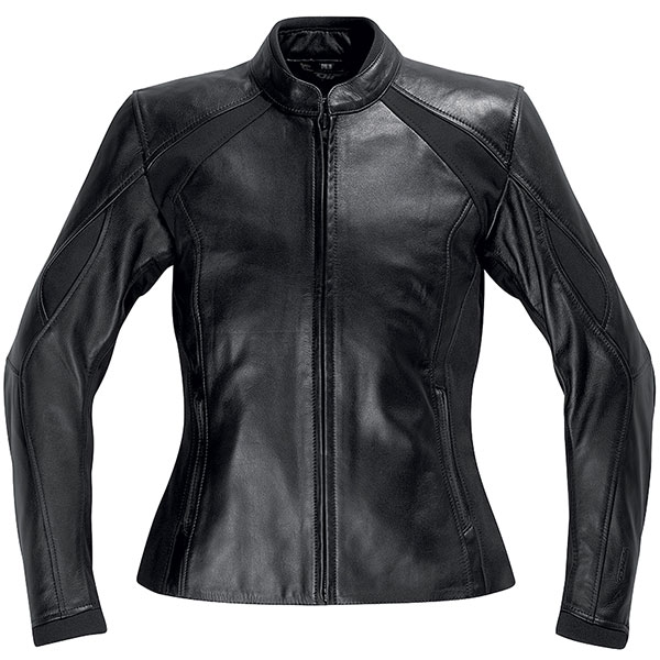 Image of Difi Ladies Diamond Leather Jacket - Black