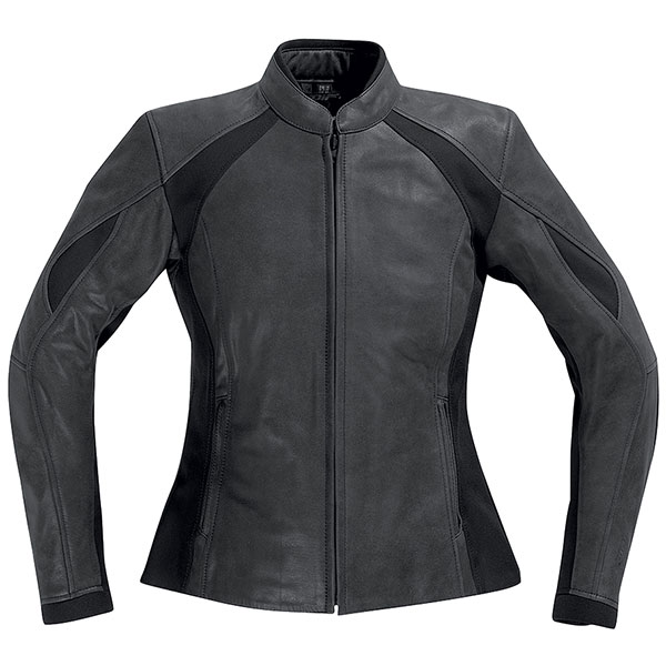 Image of Difi Ladies Diamond Leather Jacket - Gunmetal