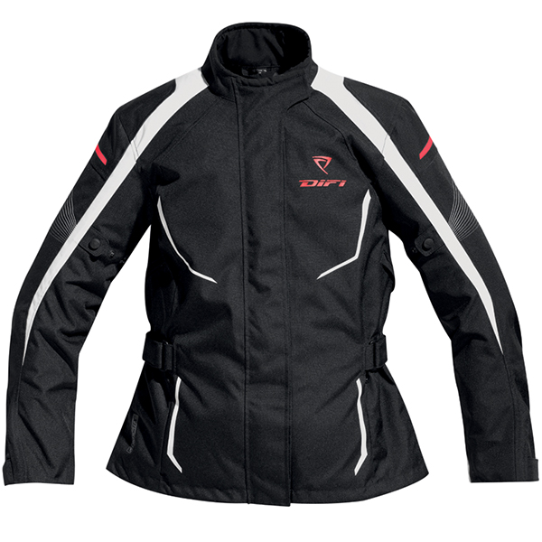 Image of Difi Ladies Kyra Aerotex Textile Jacket - Black / White