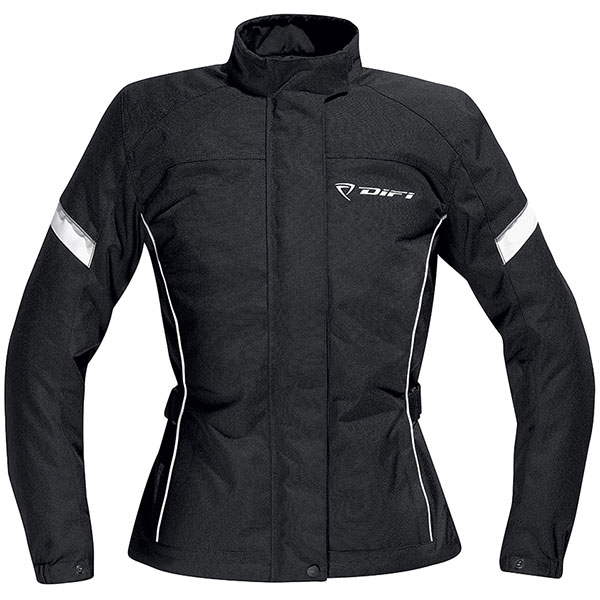 Image of Difi Ladies Tina Aerotex Textile Jacket - Black / White