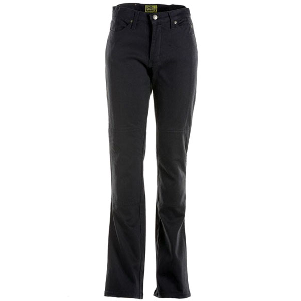 Draggin Ladies Classic Aramid Fibre Jeans - Black - FREE UK DELIVERY