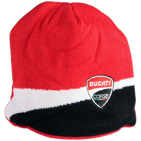 Image of Ducati Corse Beanie - Red / Black