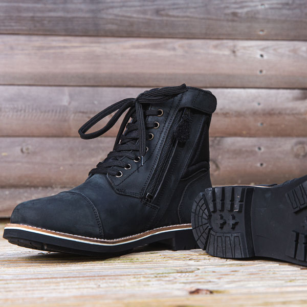 Duchinni Canyon Leather Boots Black FREE UK DELIVERY