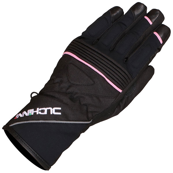 Duchinni Ladies Verona Gloves Black Pink FREE UK DELIVERY