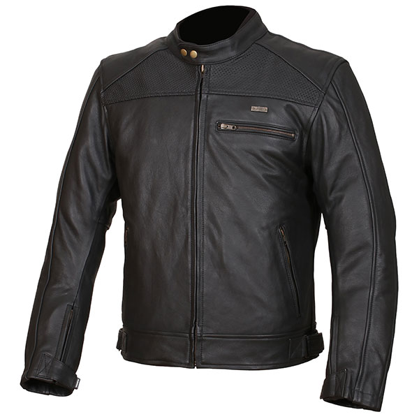 Duchinni Strike Leather Jacket - Black 
