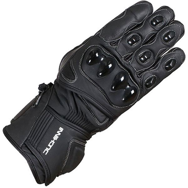 Image of Duchinni Spartan Leather Gloves - Black