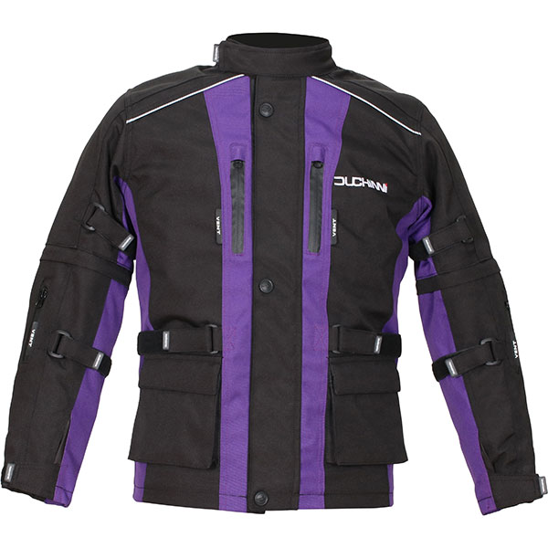 Image of Duchinni Kids Jago Textile Jacket - Black / Purple