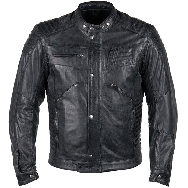 Image of DXR Ruff CE Leather Jacket - Black