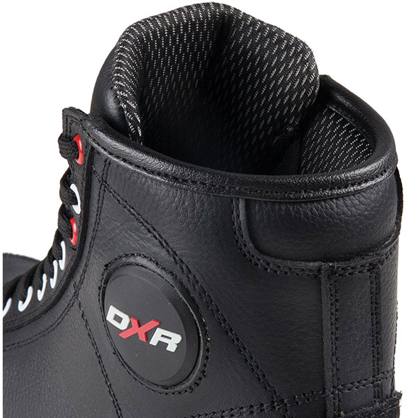 DXR Santa Cruz Leather Boots - Black - FREE UK DELIVERY