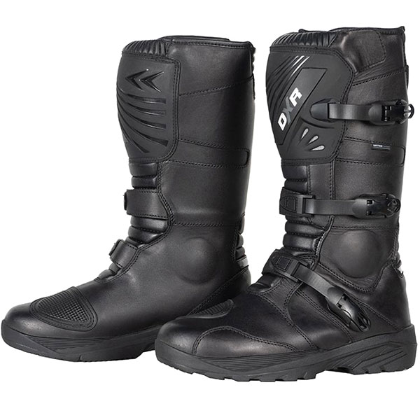 DXR Kruger CE Leather Boots - Black - FREE UK DELIVERY