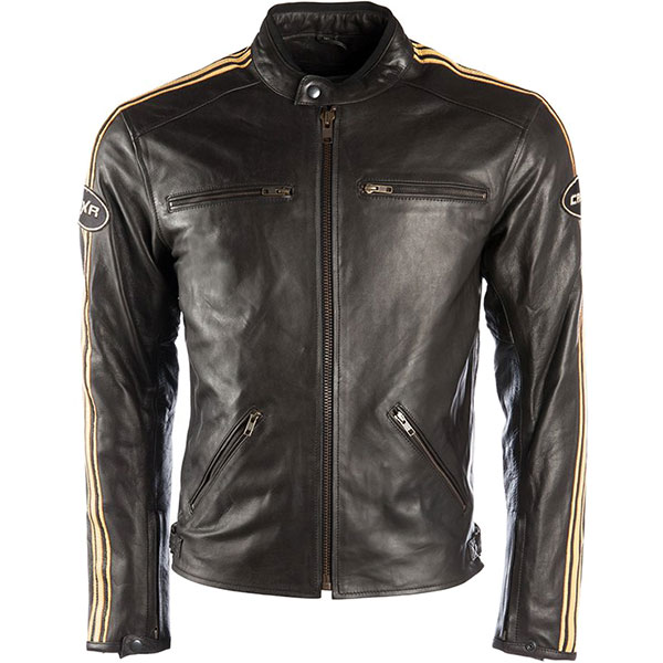 Image of DXR Craft CE Leather Jacket - Brown / Beige