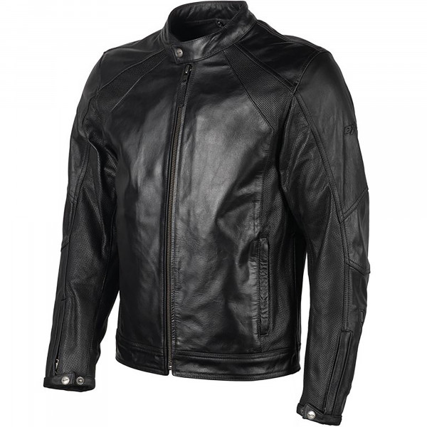 DXR Aerosun Leather Jacket - Black - FREE UK DELIVERY