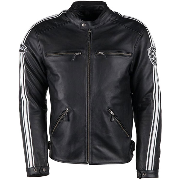 Image of DXR Craft CE Leather Jacket - Black / White