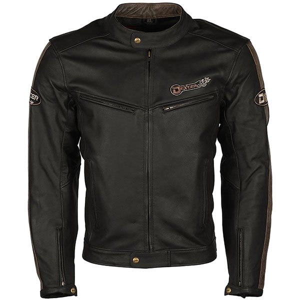 Image of DXR D63 CE Leather Jacket - Brown