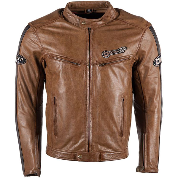 Image of DXR D63 CE Leather Jacket - Cognac