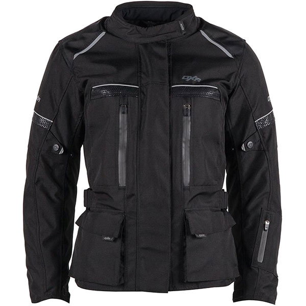 Image of DXR Ladies Roadtrip CE Textile Jacket - Black