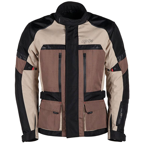 Image of DXR Roadtrip CE Textile Jacket - Black / Sand / Brown
