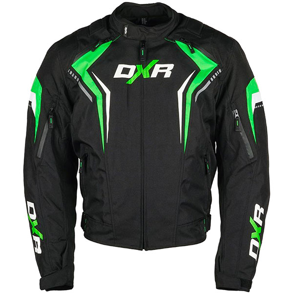 Image of DXR Sparker CE Textile Jacket - Black / Green