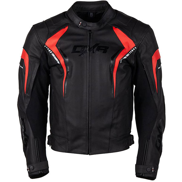 Image of DXR Dynamic CE Leather Jacket - Black / Red