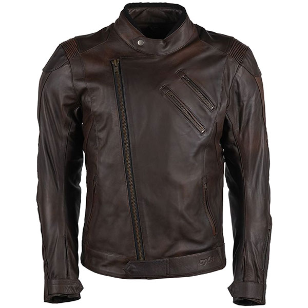 Image of DXR Icarus CE Leather Jacket - Brown