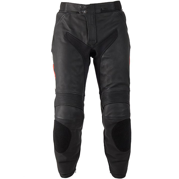 Image of DXR Kickback CE Leather Jeans - Black / White