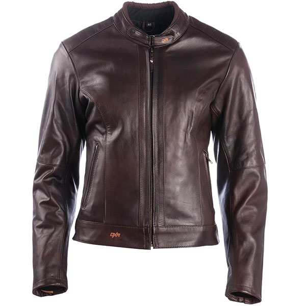 Image of DXR Ladies Charlize Leather Jacket - Brown