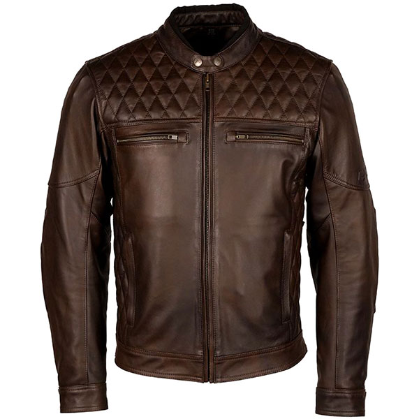 Image of DXR Blacksmith CE Leather Jacket - Moka