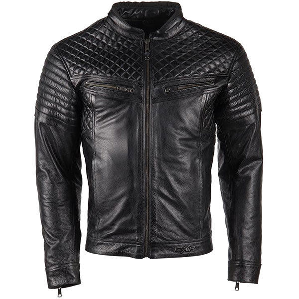 Image of DXR Mark Leather Jacket - Black