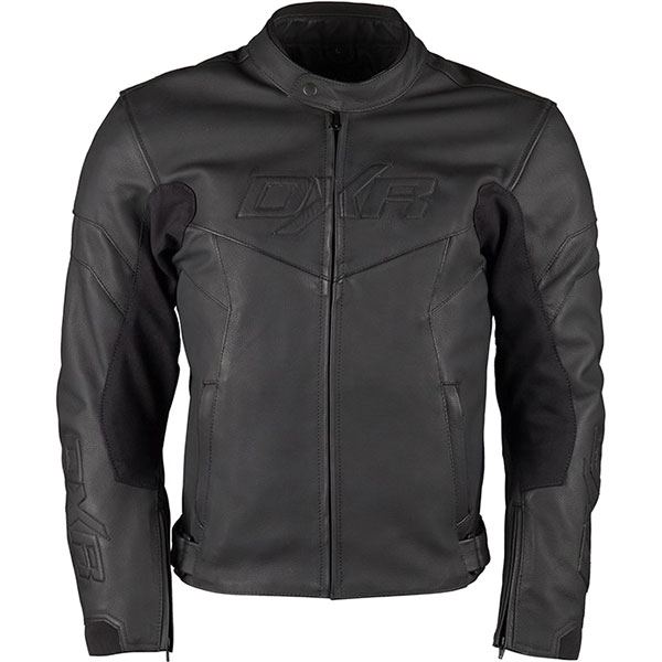 Image of DXR Skybolt Leather Jacket - Black