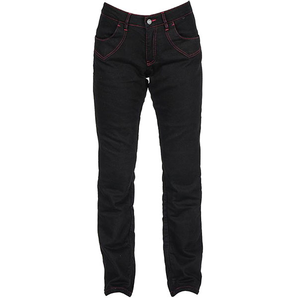 Image of DXR Ladies Karen CE Jeans - Black / Fuchsia