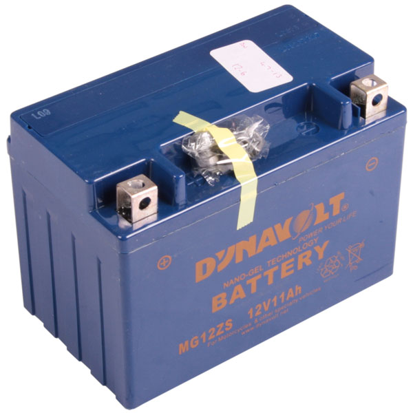 Image of Dynavolt Motorcycle Gel Battery - MG12ZS (-C)