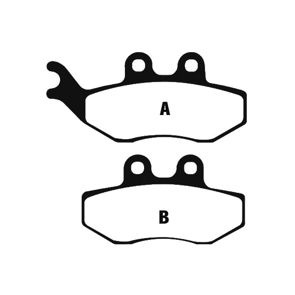 Image of EBC Aramid Organic Brake Pads - FA194